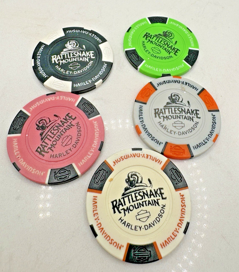 Harley Davidson Poker Chips, Complete your collection, TriCities, WA Many Colors
